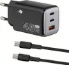45W GaN II 3A 20V QC3.0 PD3.0 USB C USB A rýchla nabíjačka Náhľad obrázku produktu 2
