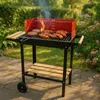 BBQ Collection Holzkohlegrill mit Rädern - Verstellbarer Produktbild-Vorschau 7