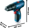 Bosch Perceuse à percussion 12V 30/14Nm 2X2.0Ah Valise Gsb Voir les images du produit 3