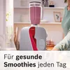 A Bosch kitchen machine with a smoothie in the blender jar, placed on a kitchen counter. Produktbild-Vorschau