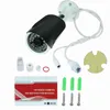 A security camera and its accessories are laid out on a white background. Náhľad obrázku produktu