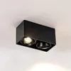 Arcchio Downlight Kubika, 19 cm, schwarz, 2-flg., Metall Produktbild-Vorschau 6