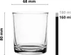 GLASMARK® Gläser 6-Set 160ml Große (max. 180ml) 6 Stück Produktbild-Vorschau 2