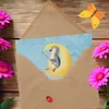 Mr. & Mrs. Panda Grußkarte Pinguin Mond - Eisblau - Produktbild-Vorschau 3