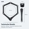 AARON Premium Pro Faltschloss 110 cm - Fahrradschloss Produktbild-Vorschau 6