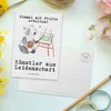 Mr. & Mrs. Panda Postkarte Künstler Leidenschaft - Weiß - Produktbild-Vorschau 3