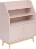 Rebecca Mobili Kinder-Bücherregal Bataw 100x80x33 MDF Produktbild-Vorschau 1