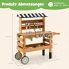 COSTWAY Werkbank Kinder, Holz Werkzeugbank mit 42 TLG. Produktbild-Vorschau 3