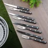 Set di 8 posate per barbecue, acciaio inox/plastica, 19/21 Anteprima dell’immagine prodotto 16