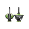 Two identical green and black sleds are shown from different angles against a white background. Podgląd zdjęcia produktu