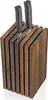 Zassenhaus Messerblock Küchenmesser Nussbaum 13 x 13 x 27 Produktbild-Vorschau 2
