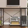 WOLTU Druckertisch mit Rädern, Bürocontainer rollbar, Produktbild-Vorschau 4