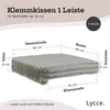 Lycce Bankauflage Deluxe Klemmkissen 1 Leiste, extra Produktbild-Vorschau 11