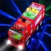 Svietiace hasičské auto pre deti Hasičské auto hračka so Náhľad obrázku produktu 2