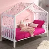 Hausbett Dallas 2 90x200 mit Bettkasten und Voile mit Produktbild-Vorschau 2