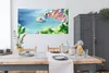 MuchoWow® Poster Meer - Berge - Wald 160x80 cm - Foto Produktbild-Vorschau 3