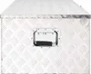 vidaXL Úložný box stříbrný 100x55x37 cm Hliník Náhled obrázku produktu 4