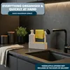 Organizer per lavello eluno con superficie soft-touch, Anteprima dell’immagine prodotto 2