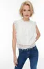 Ärmellose Spitzen Bluse Sleeveless Shirt Stehkragen Top Produktbild-Vorschau 11