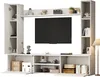 okwish Set di pareti da soggiorno 4 pezzi Parete da Anteprima dell’immagine prodotto 15
