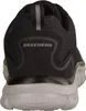 The back view of a black Skechers training shoe. Náhled obrázku produktu