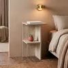 CALICOSY - Table de chevet carrée avec étagère H60 cm - Voir les images du produit 2