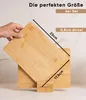 6er Set Frühstücksbrettchen aus Bamboo, Frühstücksbrett 6cm Produktbild-Vorschau 4