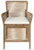 vidaXL Gartenstuhl 4 stk. Beige und Creme Poly-Rattan Produktbild-Vorschau 5