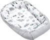 Babynest, Reisebett, Babynestchen, 100x60x15, Mint Zoo mit Produktbild-Vorschau 1