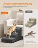 Feandrea Hundetreppe, 3 Stufen, Cord mit Querstreifen, Produktbild-Vorschau 4