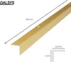 Dalsys Treppenkantenprofil Aluminium 100cm x 42mm x 20mm Produktbild-Vorschau 2
