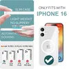 NALIA Magnet-Case für iPhone 16 – Matt-Transparent & Produktbild-Vorschau 4