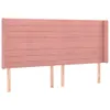 The Living Store Kopfteil mit Ohren Rosa 163x16x118/128 cm Produktbild-Vorschau 3