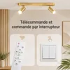 ZMH LED plafondlamp, 98 cm, plafondlamp, 90W, dimbaar met Productafbeelding-voorbeeld 12