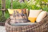 MuchoWow® Outdoor Kissen - Pferde - Sonne - Meer - Strand - Produktbild-Vorschau 3