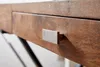 Scrivania 120x55x78 cm in legno massiccio di sheesham / Anteprima dell’immagine prodotto 5