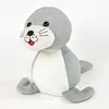 A plush toy seal sits on a white background. Produktbild-Vorschau
