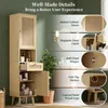 Flieks Badezimmer-Hochschrank mit Rattan-Schranktüren, Produktbild-Vorschau 6