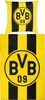 Borussia Dortmund BVB Bettwäsche Blockstreifen 135 x 200 cm Produktbild-Vorschau 1