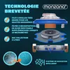 MONZANA® Robot automatique piscine 80 min 5200mAh Li-ion Voir les images du produit 5