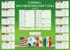 XXL Fussball WM 2026 Planer - 100x140  cm Produktbild-Vorschau 1