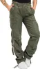 A person wearing olive green cargo pants. Produktbild-Vorschau