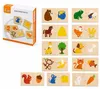 VIGA Drevené puzzle Nakŕm zvieratko Čo jedia zvieratká Náhľad obrázku produktu 11