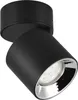 Spot a soffitto nero a sospensione circolare mobile 1xGU10 Anteprima dell’immagine prodotto 1