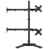 vidaXL Supporto per monitor in acciaio nero VESA 75/100 mm Anteprima dell’immagine prodotto 5