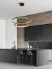 Nova Luce CANTRIA LED Pendelleuchte Schwarz 98W Warmweiss Produktbild-Vorschau 1