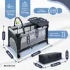 Mobiclinic Baby Reisebett 3 in 1 Changing Table Playpen Podgląd zdjęcia produktu 2