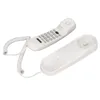 A white corded telephone handset and its base are shown against a white background. Náhled obrázku produktu