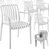 tectake® Gartenstühle Alcudia, wetterfest, stapelbar Produktbild-Vorschau 9