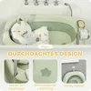 AIYAPLAY 2er -Set Babybadewanne, faltbar Baby Bathtub mit Produktbild-Vorschau 6